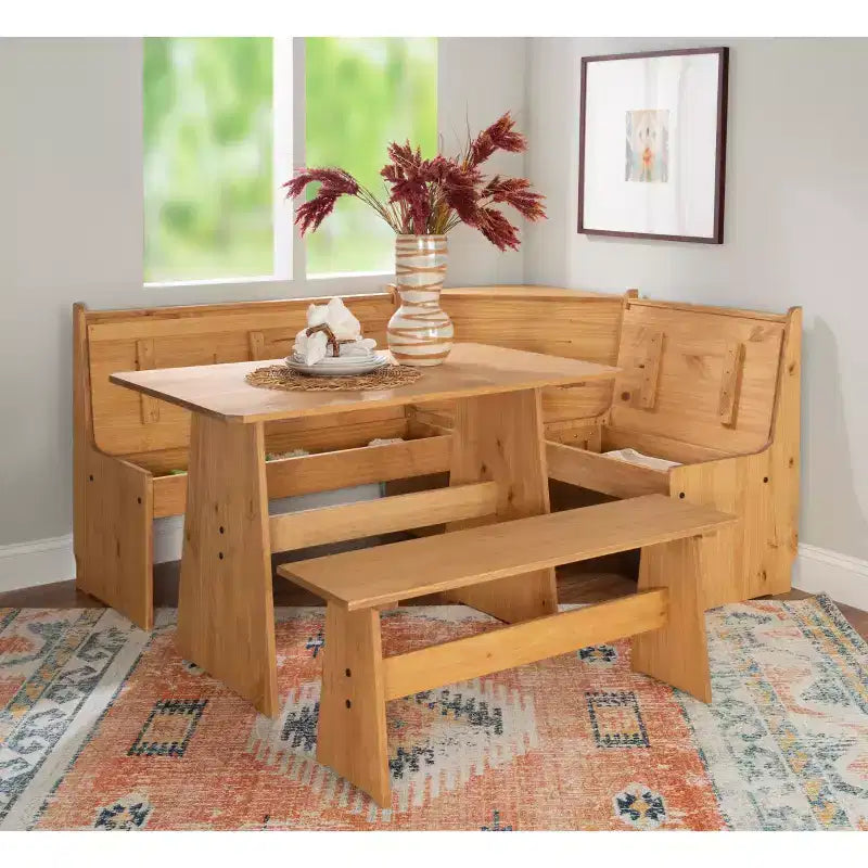 Whatley Corner Nook Dining Set - Linon