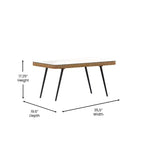 Merrick Lane vierdelige boho-patiomeubelset van natuurlijk rotan touw met open vlechtwerk voor binnen en buiten, met twee stoelen, een tweezitsbank en een tafel met kussens