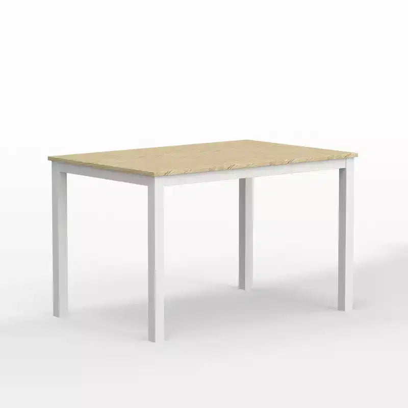 Glenwillow Home 48 houten eettafel met eetkamerstoelen met lattenrug, eetkamerset (3- of 5-delige set)