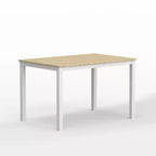 Glenwillow Home 48 houten eettafel met eetkamerstoelen met lattenrug, eetkamerset (3- of 5-delige set)