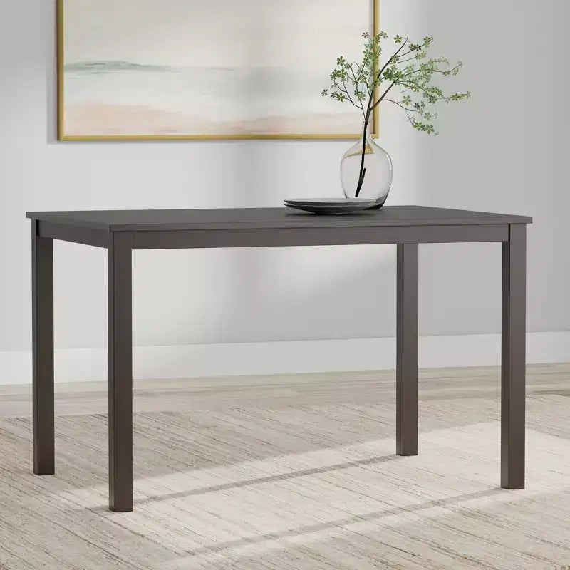 Glenwillow Home 48 houten eettafel met eetkamerstoelen met lattenrug, eetkamerset (3- of 5-delige set)