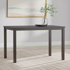 Glenwillow Home 48 houten eettafel met eetkamerstoelen met lattenrug, eetkamerset (3- of 5-delige set)