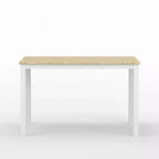 Glenwillow Home 48 houten eettafel met eetkamerstoelen met lattenrug, eetkamerset (3- of 5-delige set)