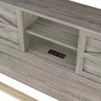 3-Piece Farmhouse Bedroom Sets, Full/Queen Size Platform Bed with Storage Nightstand and Dresser 4W - ModernLuxe