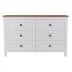 3-Piece Farmhouse Bedroom Sets, Full/Queen Size Platform Bed with Storage Nightstand and Dresser 4W - ModernLuxe