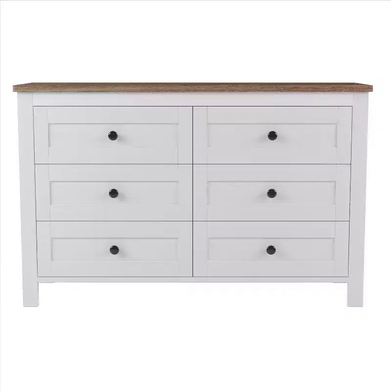 3-Piece Farmhouse Bedroom Sets, Full/Queen Size Platform Bed with Storage Nightstand and Dresser 4W - ModernLuxe