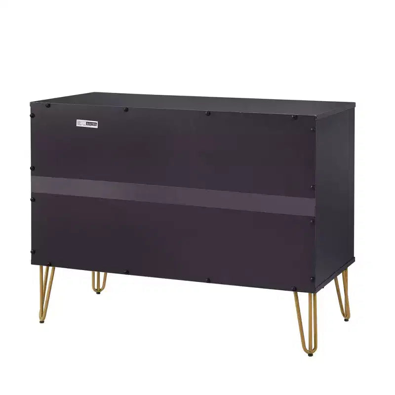 Manhattan Comfort Dumbo 2pc Modern 3 Drawer Dresser and 2 Drawer Nightstand Set
