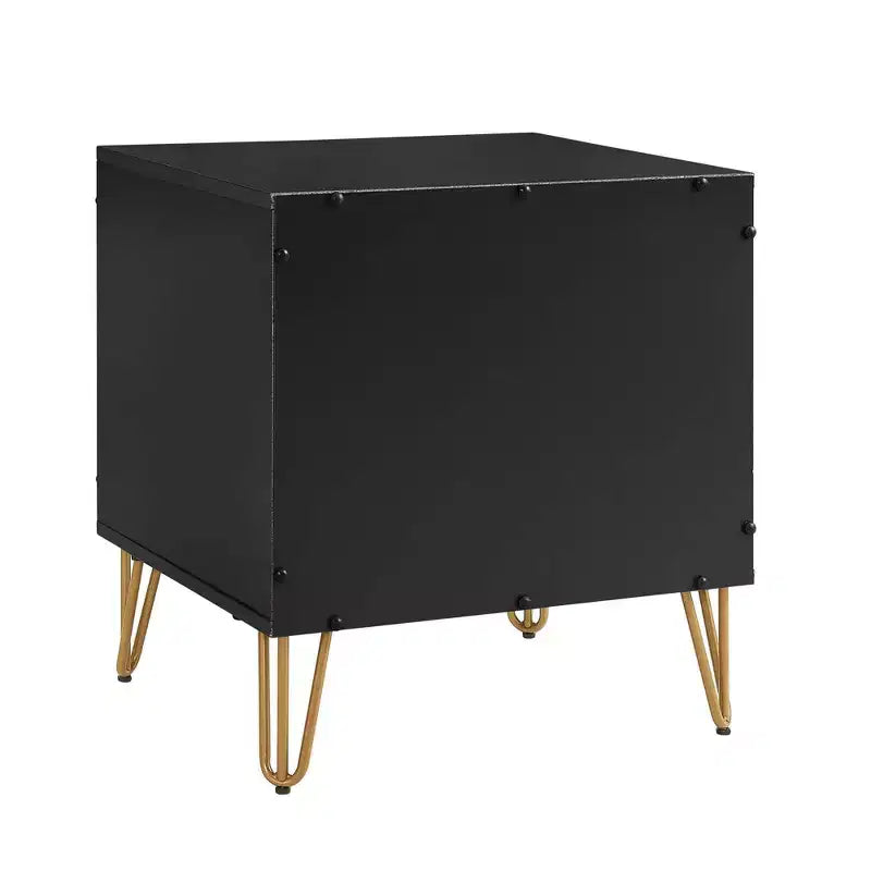 Manhattan Comfort Dumbo 2pc Modern 3 Drawer Dresser and 2 Drawer Nightstand Set