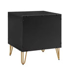 Manhattan Comfort Dumbo 2pc Modern 3 Drawer Dresser and 2 Drawer Nightstand Set