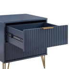 Manhattan Comfort Dumbo 2pc Modern 3 Drawer Dresser and 2 Drawer Nightstand Set