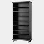 9-Tier 30 Pairs Shoe Storage Cabinet with LED Lights