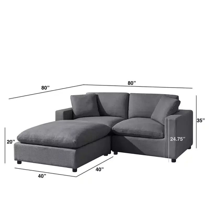 Comfort Pointe Casella modulaire chofa, 3-delig