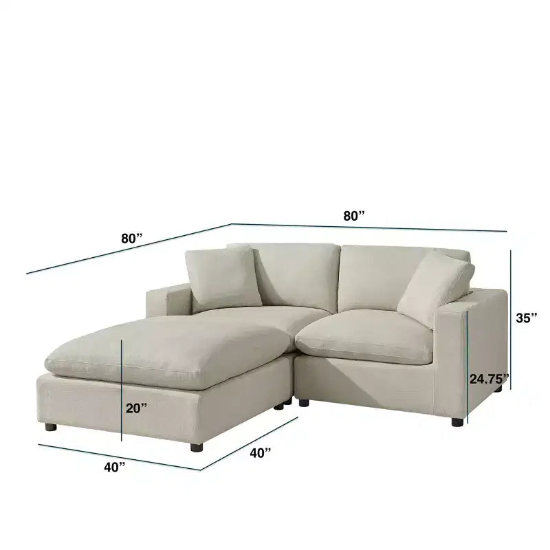 Comfort Pointe Casella modulaire chofa, 3-delig
