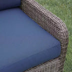 Leisure Made Mitchell 5pc Wicker Sectional in Fabric