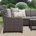 Leisure Made Mitchell 5pc Wicker Sectional in Fabric
